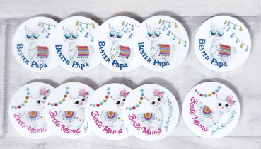 Lama Beste Mama/ Bester Papa  EKW-Chip